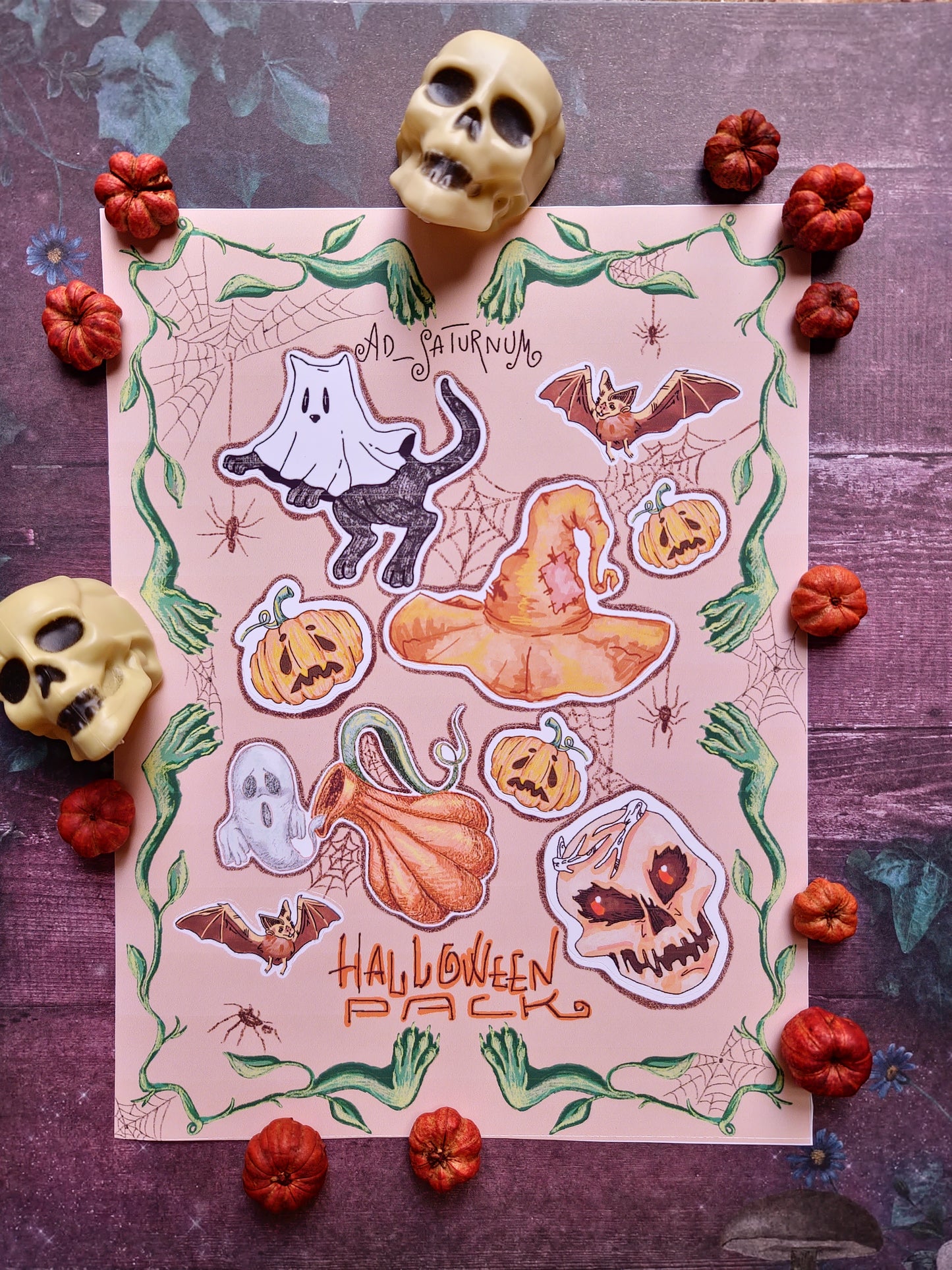 HALLOWEEN STICKER SHEET