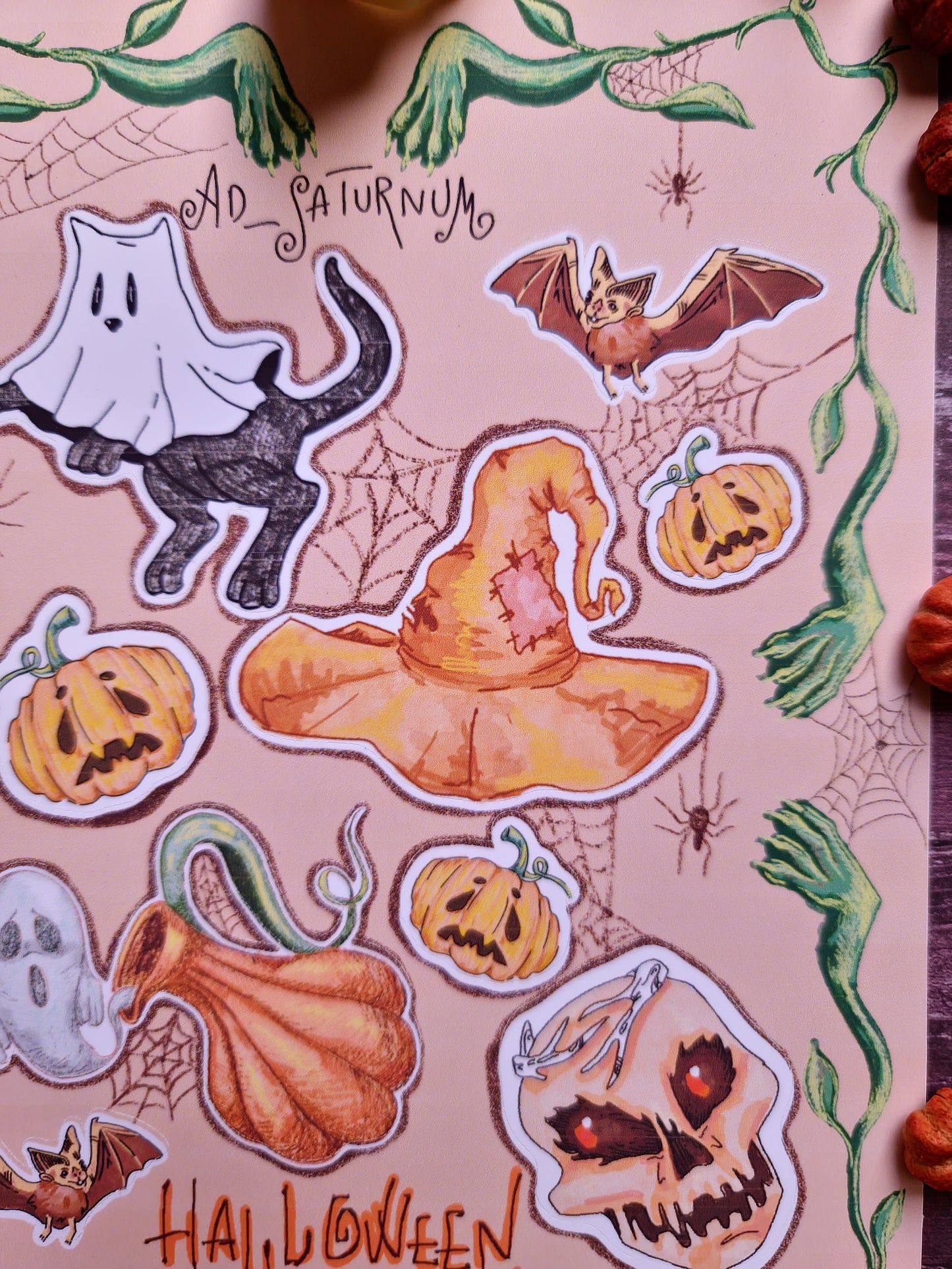 HALLOWEEN STICKER SHEET