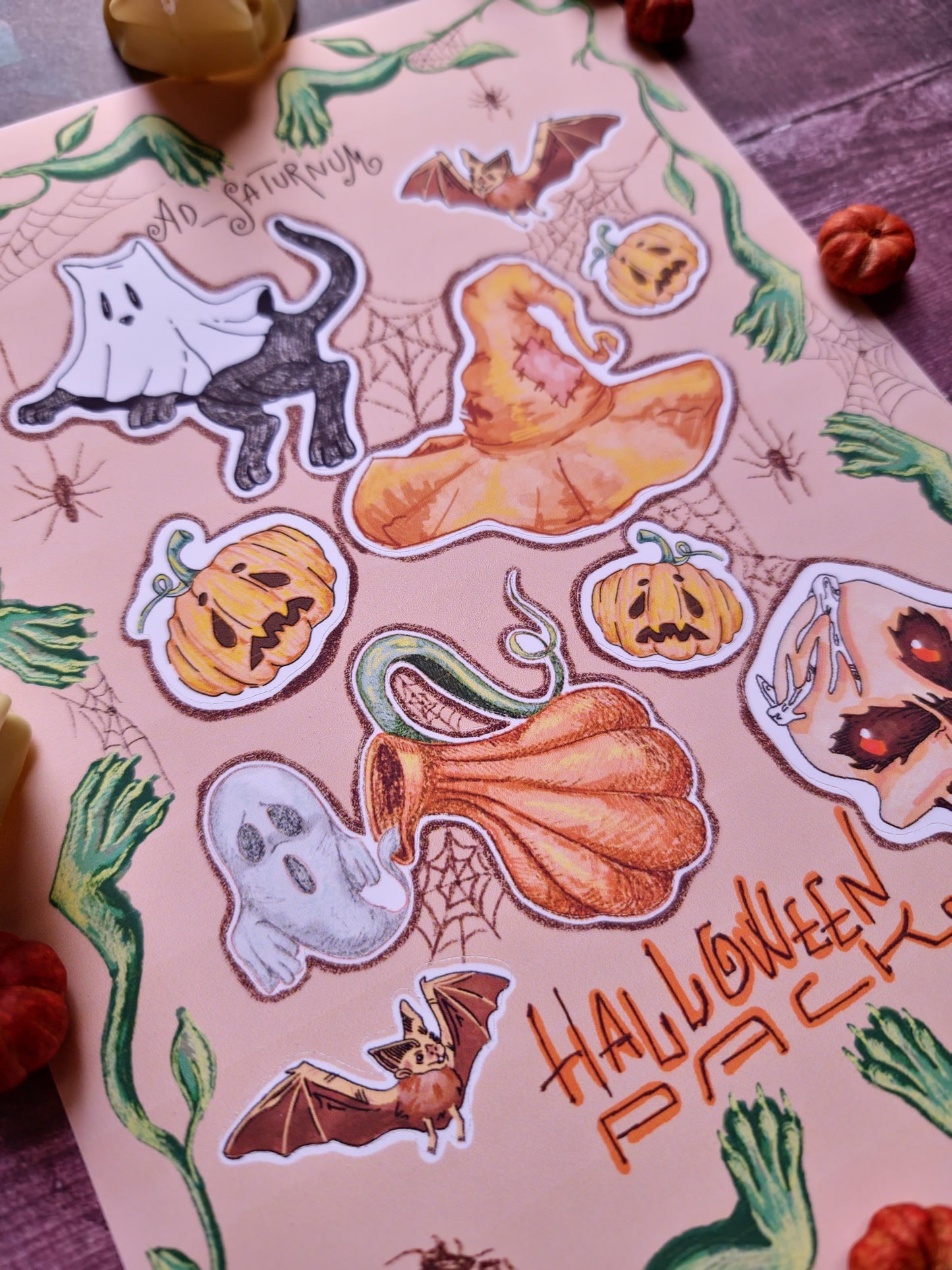 HALLOWEEN STICKER SHEET